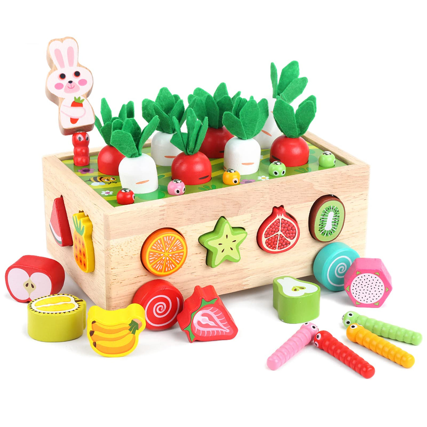 KMTJT Toddlers Montessori Wooden Educational Toys